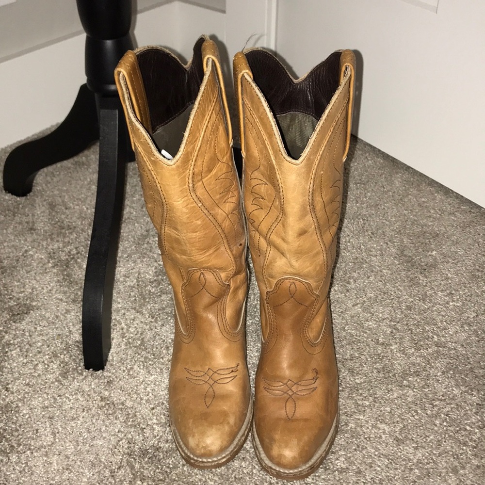 Vintage Dexter Leather Cowgirl boots